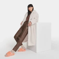 Abrigos largos en tejido peluche UGG Gertrude Long Teddy coat