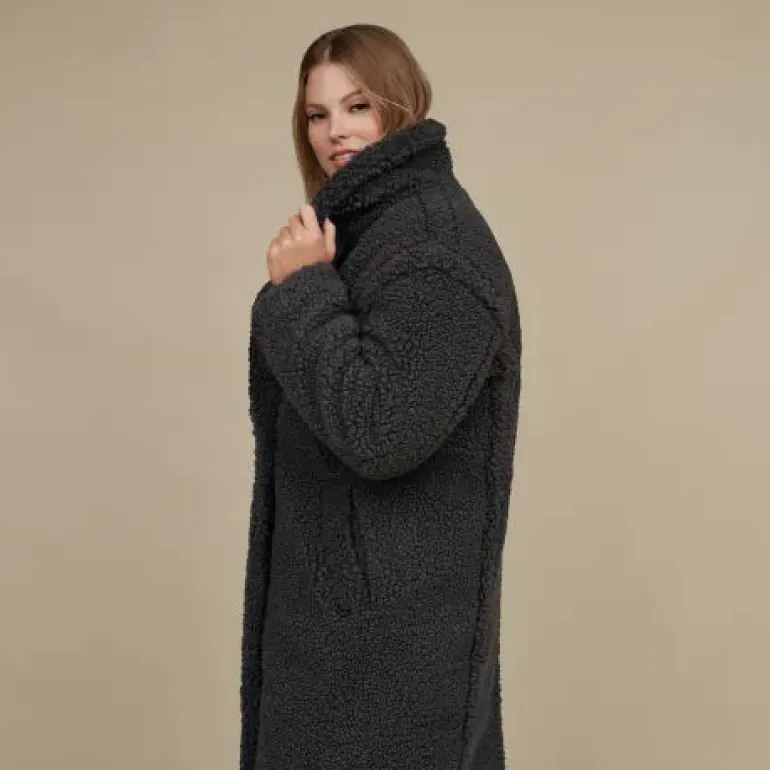 Abrigos largos en tejido peluche UGG Gertrude Long Teddy coat