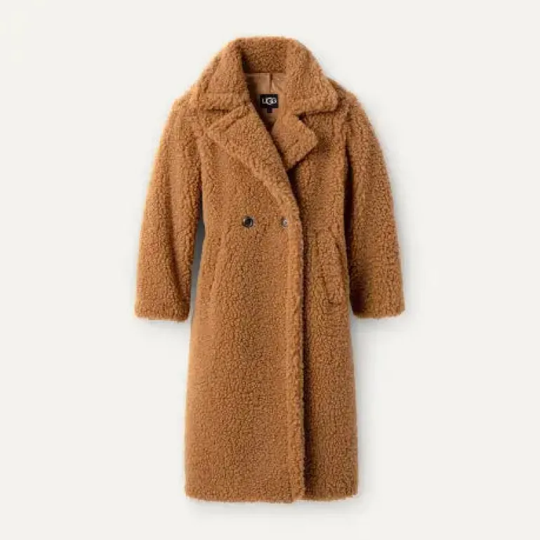 Abrigos largos en tejido peluche UGG Gertrude Long Teddy coat