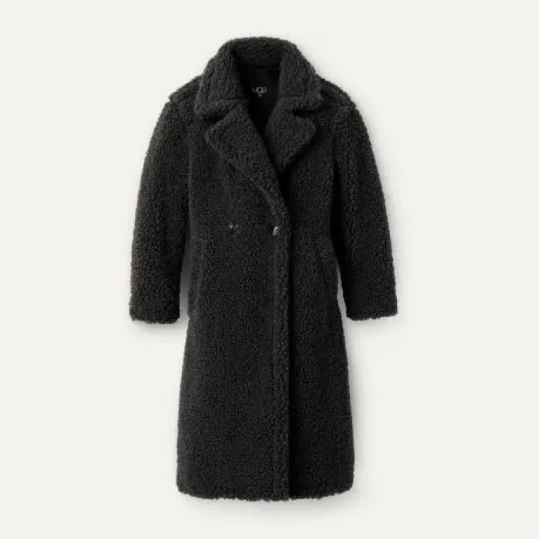 Abrigos largos en tejido peluche UGG Gertrude Long Teddy coat