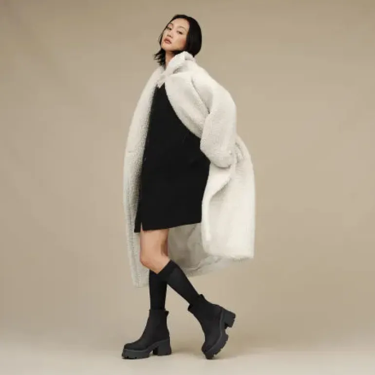 Abrigos largos en tejido peluche UGG Gertrude Long Teddy coat