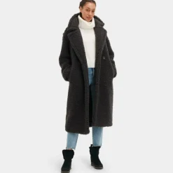 Abrigos largos en tejido peluche UGG Gertrude Long Teddy coat