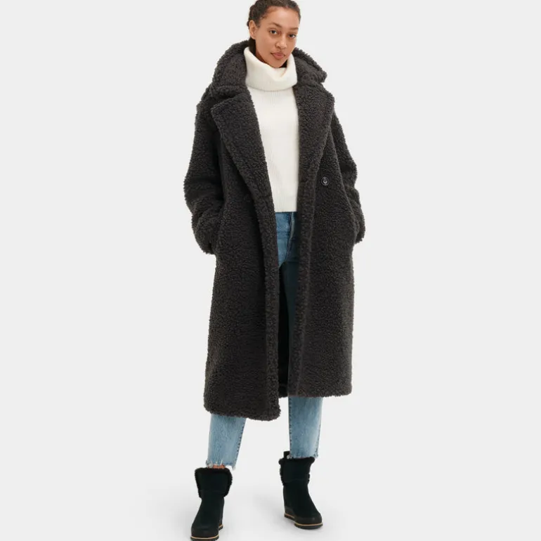 Abrigos largos en tejido peluche UGG Gertrude Long Teddy coat