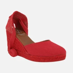 Alpargatas de lino con cintas para mujer Viguera