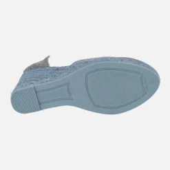 Alpargatas de lino con cintas para mujer Viguera