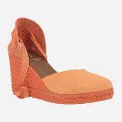 Alpargatas de lino con cintas para mujer Viguera