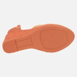 Alpargatas de lino con cintas para mujer Viguera