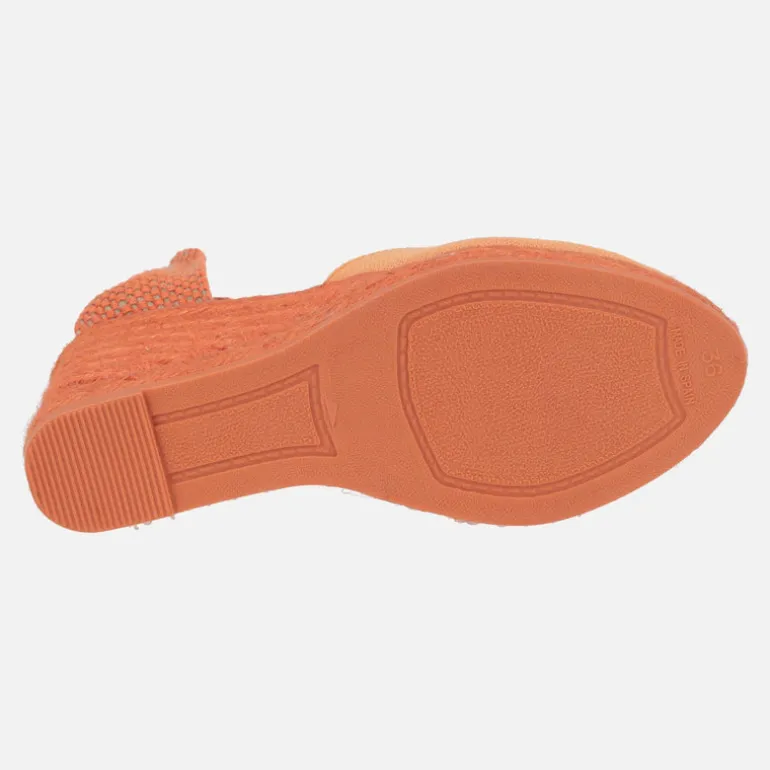 Alpargatas de lino con cintas para mujer Viguera