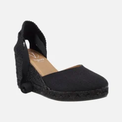 Alpargatas de lino con cintas para mujer Viguera