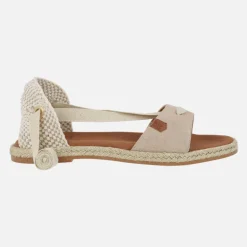 ALPARGATAS PLANAS CON CINTAS CAPRI BOREAL