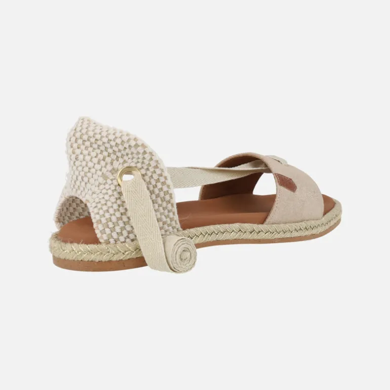 ALPARGATAS PLANAS CON CINTAS CAPRI BOREAL