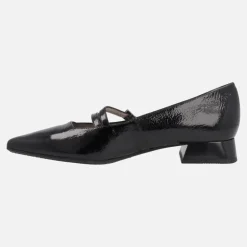 Bailarinas de charol con doble pulsera de hebillas