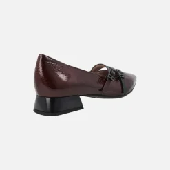 Bailarinas de charol con doble pulsera de hebillas