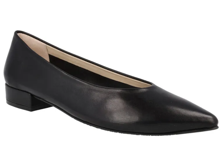 Bailarinas de piel Bluma con tacones forrados de 2 cms