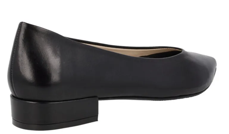 Bailarinas de piel Bluma con tacones forrados de 2 cms