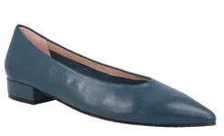 Bailarinas de piel Bluma con tacones forrados de 2 cms