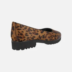 Bailarinas de piel Ruka en animal print leopardo con piso track