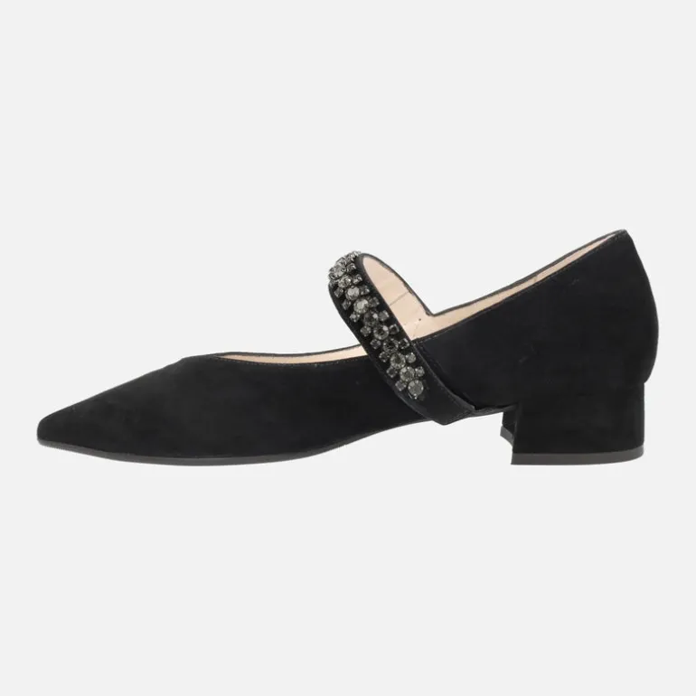 Bailarinas joya para mujer en ante negro Lodi Amin