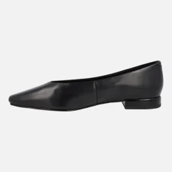 Bailarinas negras de piel con punta fina Gifford
