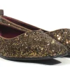 Bailarinas planas de glitter