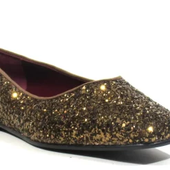 Bailarinas planas de glitter