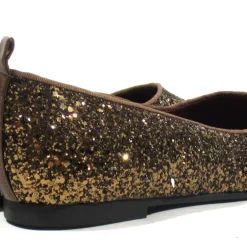 Bailarinas planas de glitter