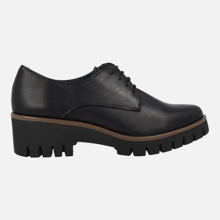 Blucher liso con piso de goma Lince