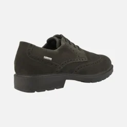 Blucher pala vega para hombre en serraje marrón con membrana GTX