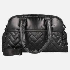 Bolsa de viaje en tejido acolchado metalizado