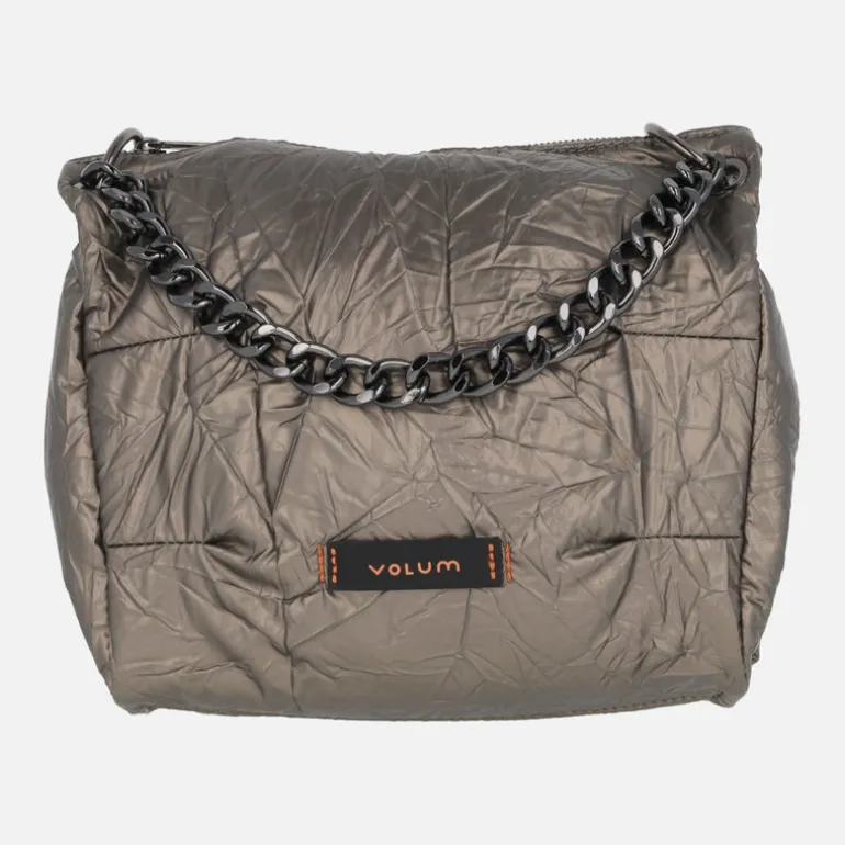 Bolsos acolchados y metalizados para mujer