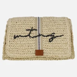 Bolsos bandolera Ander en tejido rafia con bordado Mtng
