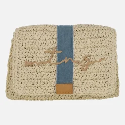 Bolsos bandolera Ander en tejido rafia con bordado Mtng