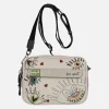 Bolsos bandolera con diseño de ojos y corazones