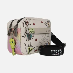 Bolsos bandolera con diseño de ojos y corazones