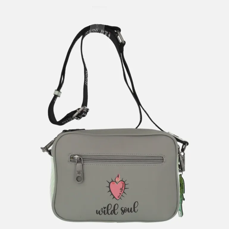 Bolsos bandolera con diseño de ojos y corazones