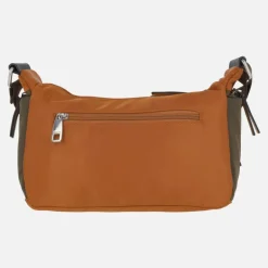 Bolsos bandolera con múltiples bolsillos Estepona multi canela