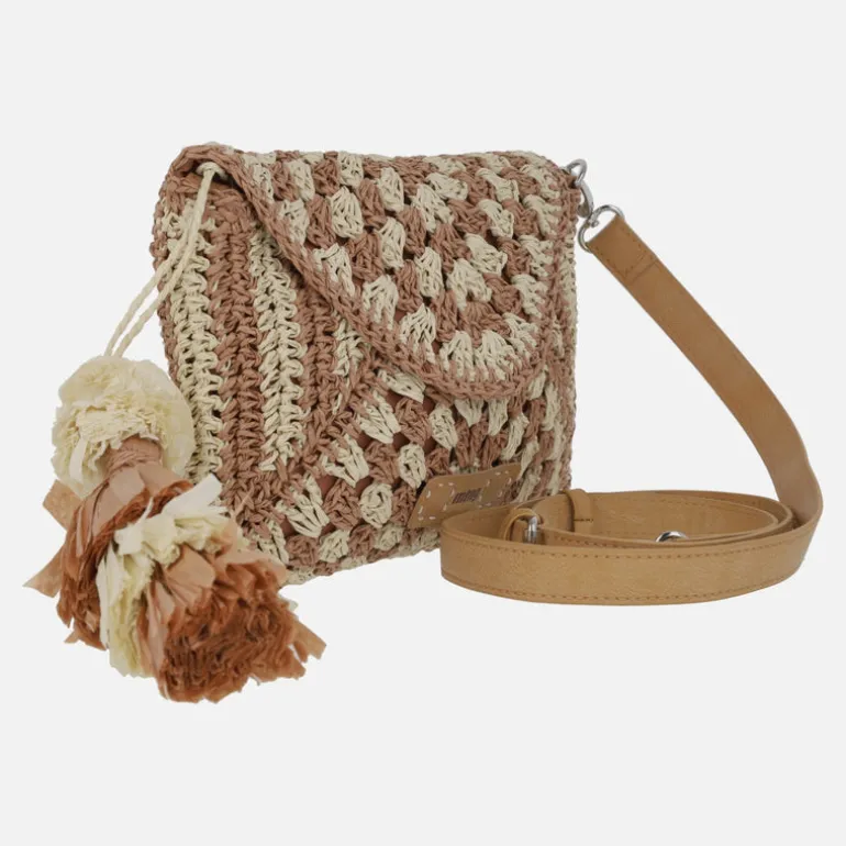 Bolsos bandolera Dari con solapa y adorno de borla