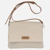 Bolsos bandolera de piel Carmela en combinado hielo