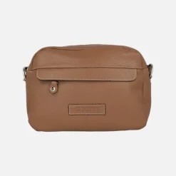 Bolsos bandolera de piel con bolsillos