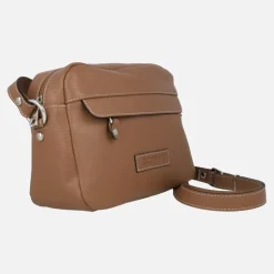 Bolsos bandolera de piel con bolsillos