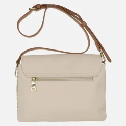 Bolsos bandolera de piel Carmela en combinado hielo