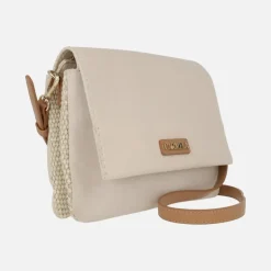 Bolsos bandolera de piel Carmela en combinado hielo