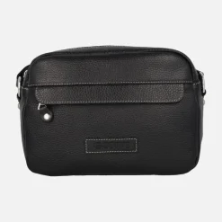 Bolsos bandolera de piel con bolsillos