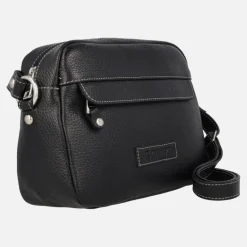 Bolsos bandolera de piel con bolsillos