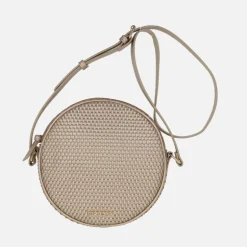 Bolsos bandolera en acabado trenzado Parkland platino