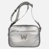 Bolsos bandolera en tejido plata Cloud