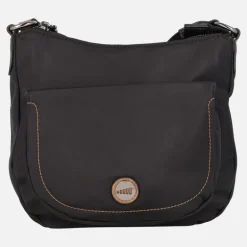 Bolsos bandolera en tejido nylon con maxi bolsillo delantero