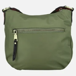 Bolsos bandolera en tejido nylon con maxi bolsillo delantero