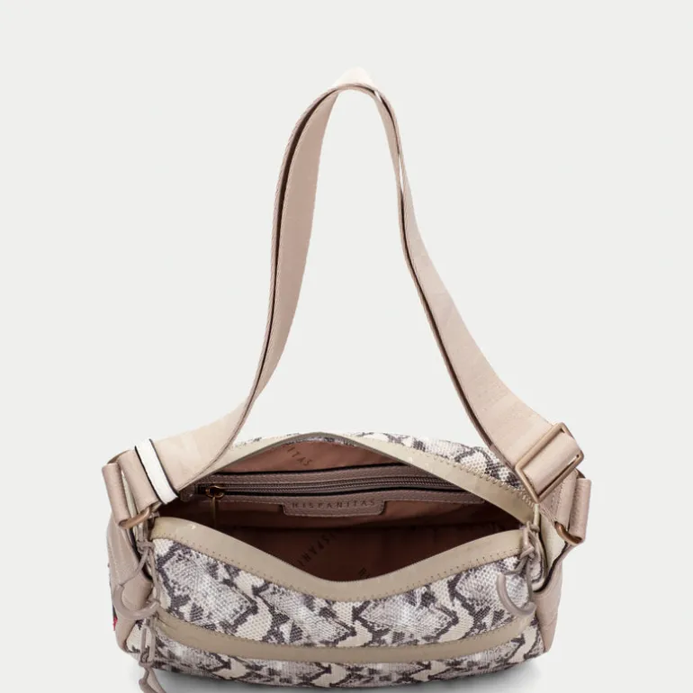 Bolsos bandolera Hispanitas en combinado serpiente