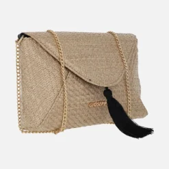 Bolsos bandolera Trumbull en rafia con adorno de flecos